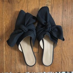 Topshop bow mules